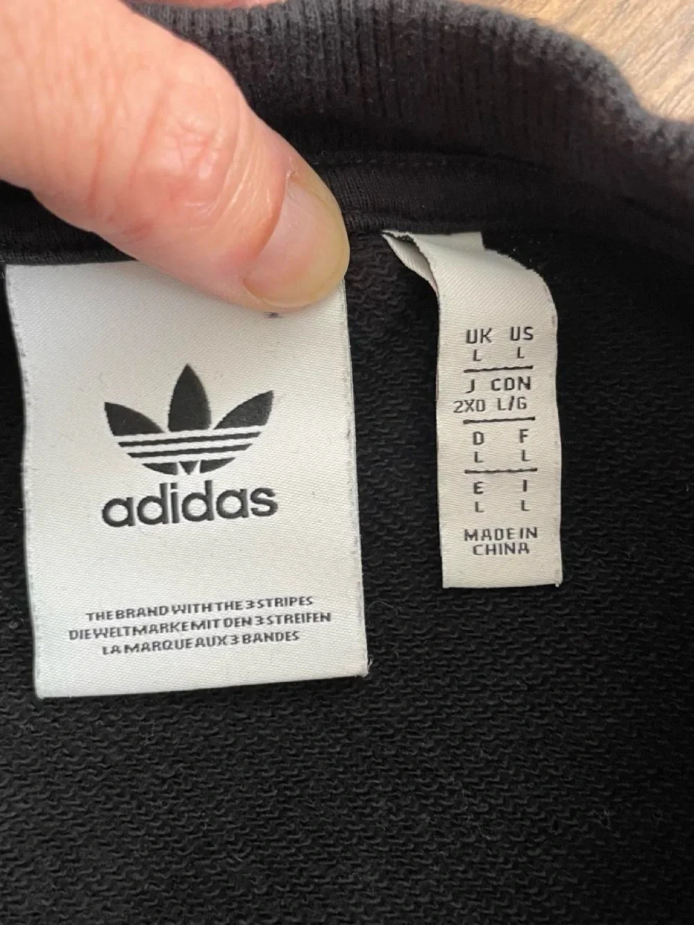 Adidas Originals XBYO black men’s crewneck sweatshirt
